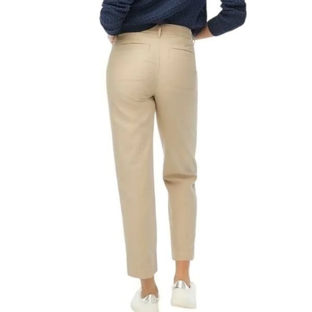 J. CREW Pants Cotton Camp Pants – Size 8 Beige Inseam 26” J Crew Factory